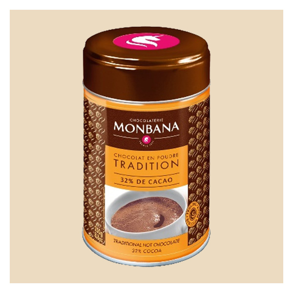 Monbana Orange Chocolate Powder Tin 250 g